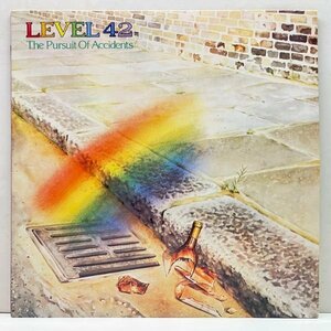 【NEW WAVE風味ブリティッシュ・ファンク】美品!! JPNオリジナル LEVEL 42 The Pursuit Of Accidents ('82 Polydor) レヴェル42 ディスコ