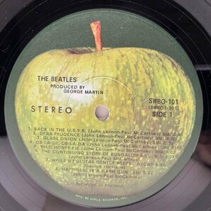 良好盤!!【ポスター＆4ピンナップ】凸エンボス US初期プレス THE BEATLES - White Album (Apple SWBO 101) ビートルズ／ホワイト・アルバムの画像4