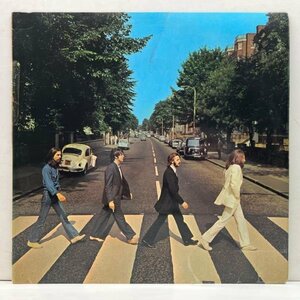 良好!!【初回マト 2/1 HER MAJESTY無し】UKオリジナル THE BEATLES Abbey Road ('69 Apple) DARK APPLE フルコーティング 英国 初回プレス