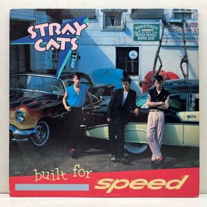 美盤!! USオリジナル STRAY CATS Built For Speed ('82 EMI America) MASTERED BY CAPITOL刻印 初の米国進出アルバム ネオロカ名盤 米 LP