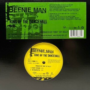 美盤!! 12インチ STERLING刻印 USオリジナル BEENIE MAN King Of The Dancehall ('04 Virgin) Back to Basics シングル ビーニ・マン