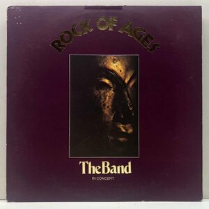 十分概ね良好!!【全面 RL刻印】USオリジナル 2LP 朱色・的ラベ THE BAND Rock Of Ages ('72 Capitol) arr. ALLEN TOUSSAINT 絶頂期のライヴ