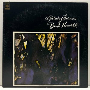 【モンク作を取り上げた晩年の傑作】良好!! JPNプレス BUD POWELL A Portrait Of Thelonious (CBS・Sony) PIERRE MICHELOT, KENNY CLARKE