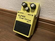 BOSS SD-1 82年 動画有 SUPER OverDrive オーバードライブ ROLAND JAPAN_画像1