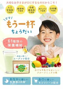 【値下げ！】新品送料無料！ベジグレナ フルーツミックス味 DHA アミノ酸 野菜 子ども栄養成長食品 ※年末年始の発送遅れの場合有