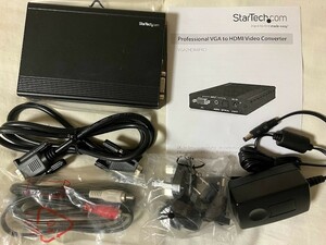 StarTech VGA to HDMI VGA2HDPRO アップスキャンコンバーター/ビデオ映像スケーラー/変換器アダプタ 1920x1200 1080p対応