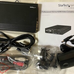 StarTech VGA to HDMI VGA2HDPRO アップスキャンコンバーター/ビデオ映像スケーラー/変換器アダプタ 1920x1200 1080p対応