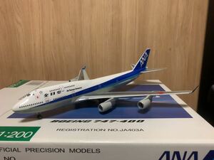 全日空商事 BOEING 747 ANA 1/200 全日空ロゴ # Boeing B747 全日空 1:200 ana b747 航空機 飛行機 旅客機 ジャンボジェット