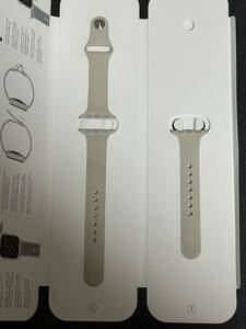 純正 新品 Apple Watch 41mmケース用スターライトスポーツバンド - MKU93FE/A ラバーバンド