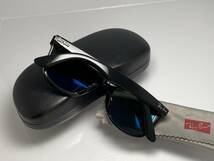 偏光★ケース付★RAY-BANレイバン WAYFARERウェイファーラー RB2140-F 901/58 黒ブラック/G-15ポラライズドレンズ アジア仕様サングラス_画像10