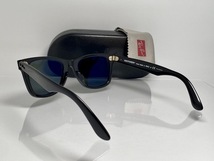 偏光★ケース付★RAY-BANレイバン WAYFARERウェイファーラー RB2140-F 901/58 黒ブラック/G-15ポラライズドレンズ アジア仕様サングラス_画像9