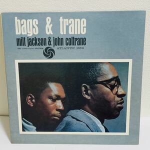 中古美品米ATLANTIC盤LP 緑赤ラベル Milt Jackson&John Coltrane /Bags&Trane Hank Jones,Paul Chambers,Connie Kay,MJQ SD1368