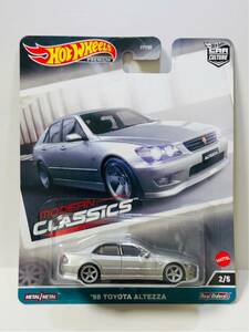 新品ホットウィール ’98 TOYOTA ALTEZZA シルバーメタ HotWheels トヨタ アルテッツァ MODERN CLASSICS モダンクラシック RealRiders