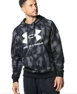 UNDER ARMOUR■アンダーアーマー〔M〕UAライバルフリース ビッグロゴ フーディー ジョガーパンツ 上下 セットアップ 23'秋モデル