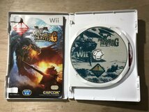 UU-1209 ■送料込■ モンスターハンターG ハンティングアクション ロールプレイングゲーム RPG カプコン Wii ソフト ●記録面傷無し/くKOら_画像3