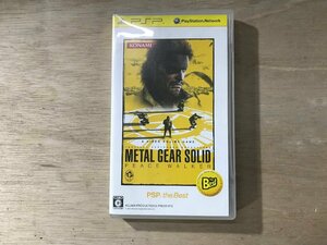 UU-1294 ■送料込■ METAL GEAR SOLID PEACE WALKER メタル ギア ソリッド オペレーション PSP ゲーム ソフト /くKOら