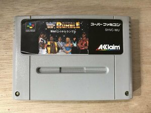 UU-1376 ■送料込■ WWF ロイヤルランブル プロレス レトロ スーパーファミコン ゲーム ソフト /くKOら