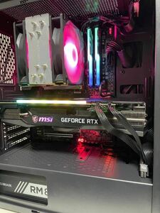 [美品] [ゲーミングPC]i9 9900ks Nvme 500G 16G DDR4 gigabyteZ390 (放熱装甲付き) WIFI MSI RTX3070 Windows11 PRO 爆速 RGB 高性能