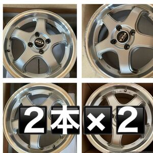 ①PIAA Racing L`UOMO TERZO DESIGN×４本セット　15インチ アルミホイール　ピア（出品1/2）