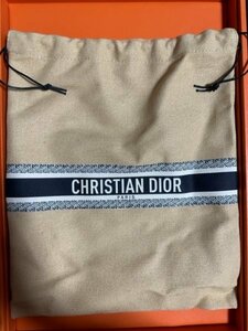 送込み/Dior 　巾着袋/非売品　目安・B5サイズが入る大きさ