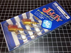 即決! 新品◆ブルーブルー ジョルティ ジグヘッド 単体 30g 3個入り (アカキン)◆BlueBlue JOLTY◆応募券あり◆送料210円～◆同封可