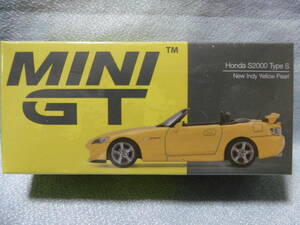 未開封新品 MINI GT 282 Honda S2000 Type S New Indy Yellow Pearl 右ハンドル