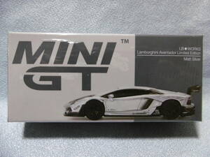 未開封新品 MINI GT 449 LB★WORKS Lambourghini Aventaor Limited Edition Matt Silver 左ハンドル
