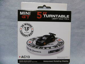 未開封新品 MINI GT 5" TURNTABLE LIBERTY WALK TYPE A