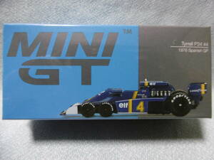 未開封新品 MINI GT 488 Tyrrell P34 #4 1976 Spanish GP