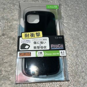 iPhone13 iPhone 2021秋 6.1inch (2眼) 耐衝撃ケース ProCa ブラック