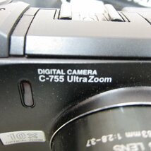 FJ704/1円スタート/6台 まとめ デジタルカメラ PENTAX X90 OLYMPUS C-755 C-770 Ultra Zoom C-3040ZOOM CANON EOS SONY VCL-2030 S_画像9