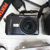 FJ704/1円スタート/6台 まとめ デジタルカメラ PENTAX X90 OLYMPUS C-755 C-770 Ultra Zoom C-3040ZOOM CANON EOS SONY VCL-2030 S_画像8