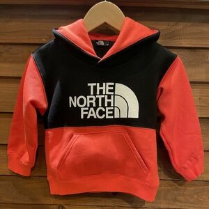  North Face NTJ62264 Sweat Logo Hoodie sweat Logo f-ti Kids ho laizn red HR 100cm new goods unused regular goods 