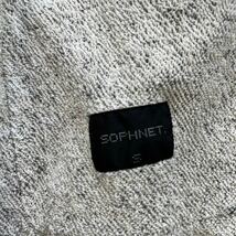 ソフネット【輝く刻印ボタン】SOPHNET. テーラードジャケット　パイル　銀ボタン　グレー　S_画像6