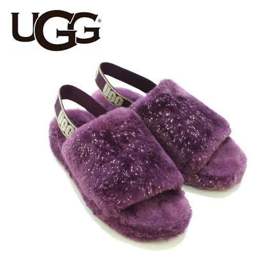 UGG アグ シンプル サンダル ストラップ 黒 24cm レア｜Yahoo!フリマ