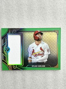 【27枚限定】　ディラン・カールソン（Dylan Carlson）　【27シリ】　JUMBO RELIC CARD MLB カード　topps CARDINALS