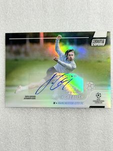 ジャック・グリーリッシュ（Jack Grealish）　直筆サインカード　マンチェスターシティ　AUTO サッカー　カード　topps 