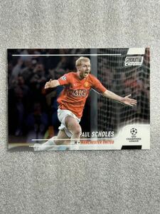 ポール　スコールズ　（Paul Scholes）　topps サッカー　カード　マンチェスターU