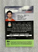 カーティス　ジョーンズ（Curtis Jones）　topps サッカー　カード　リバプール_画像2