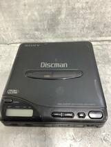 12U49 SONY Discman D-66 コンパクトディスクプレーヤー　ディスクマン ウォークマン 動作未確認　現状品　CD プレーヤー ソニー_画像1