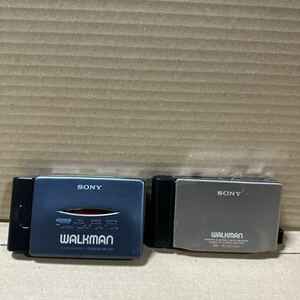 あ-4753）ジャンク　ウォークマン　WALKMAN SONY WM-701C /WM-WE01/2台セット　カセット プレーヤー
