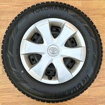 トヨタ パッソ 純正 スチール 13インチ 4.50B +35 PCD100★YOKOHAMA 155/80R13 4本セット★ヴィッツ プラッツ_画像5