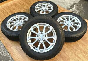 AGA TAS JAPAN 17インチ アルミホイール ★BS BLIZZAK 235/65R17 4本セット★ポルシェ カイエン VW トゥアレグ等に