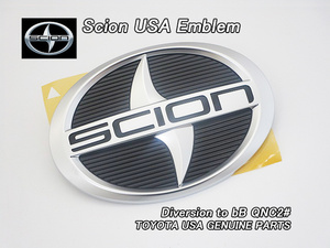 トヨタbB/SCION/QNC20前期サイオン純正USエンブレム-フロントグリルSCIONマーク/USDM北米仕様QNC21QNC25トヨタ他車の流用TOYOTAビービーUSA