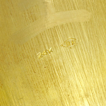 K24 純金 亀 かめ カメ 24金 約37.5g 黄金展 縁起物 置物 ゴールド 中古_画像6