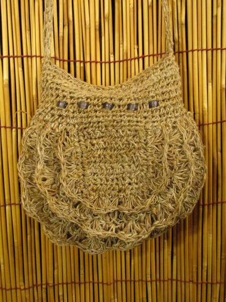 ①新品*HEMP*ヘンプ*小さめサイズ*ショルダーバッグ
