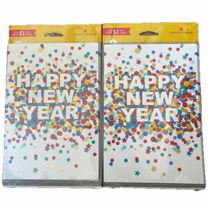 happy new yearカード6セット×2 新品　年賀状