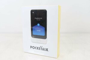 未開封 ポケトーク POCKETALK S Plus ホワイト PTSPGW グローバル通信(2年) H23113044