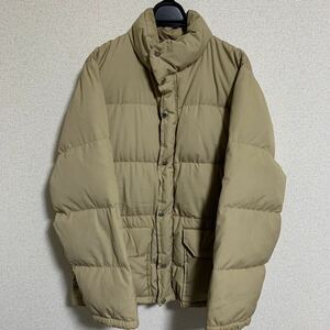 70s 80s ノースフェイス the north face 茶タグ ダウンジャケット アメリカ製 TALON USA製　アメリカ企画　ベージュ