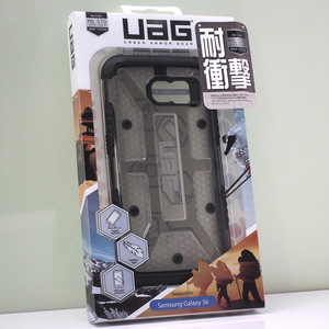 ギャラクシー Galaxy S6 (docomo SC-05G) 用 URBAN ARMOR GEAR (UAG) 耐衝撃ケース コンポジット アッシュ 液晶フィルム付き 未開封品